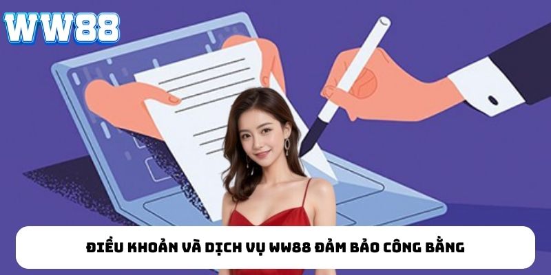 Điều khoản và dịch vụ WW88 đảm bảo công bằng